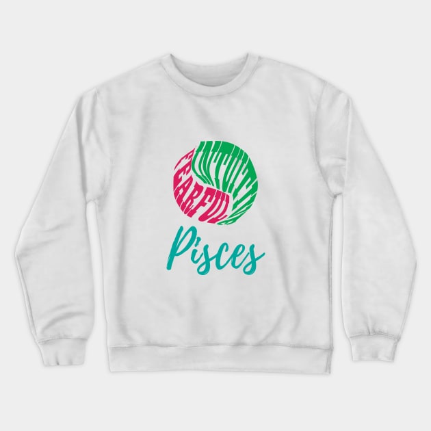 Pisces Crewneck Sweatshirt by epoliveira